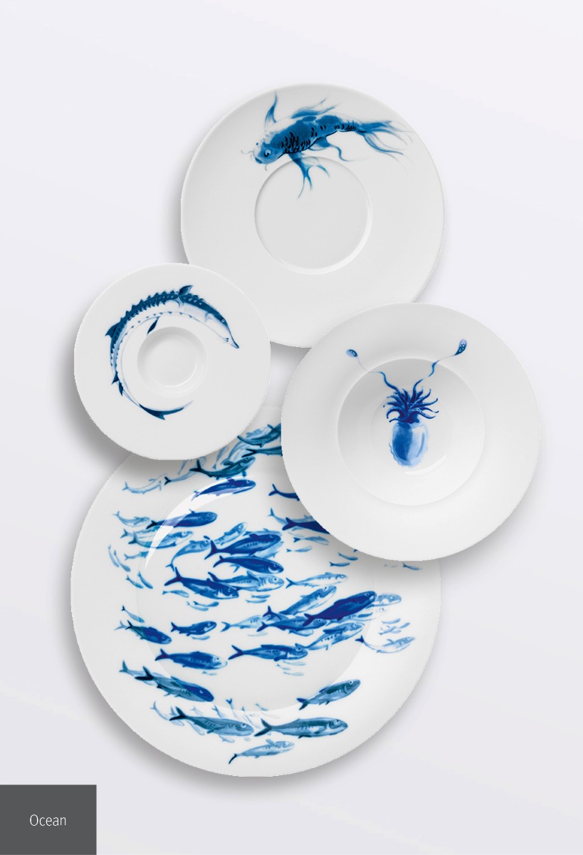 Bespoke Ocean dinnerware collection Bespoke Ocean dinnerware collection